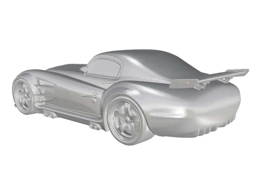 Mô hình in 3D xe đua cổ điển Talbot Lago T26 Grand Sport 1948-1952 - Image 2