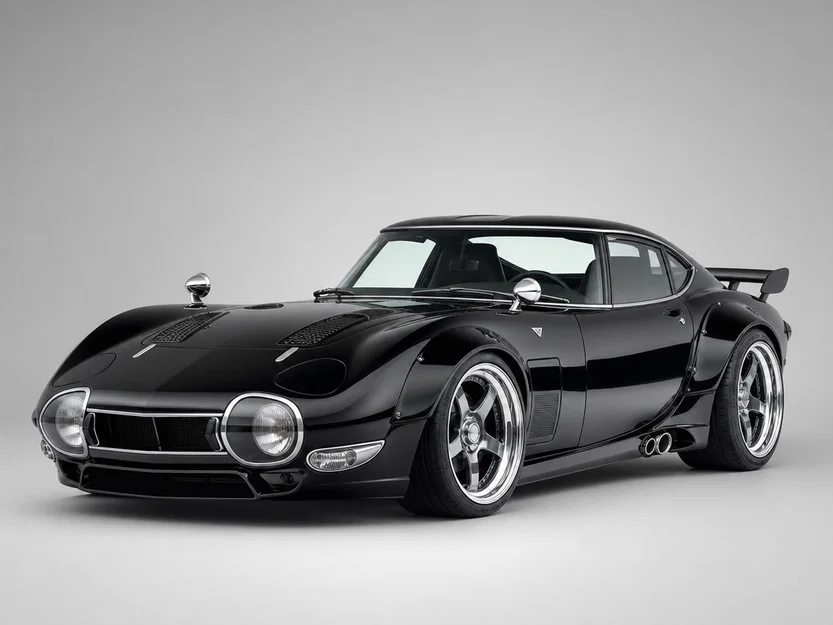 Mô hình xe đua huyền thoại Toyota 2000GT 1967-1970 in 3D - Image 1
