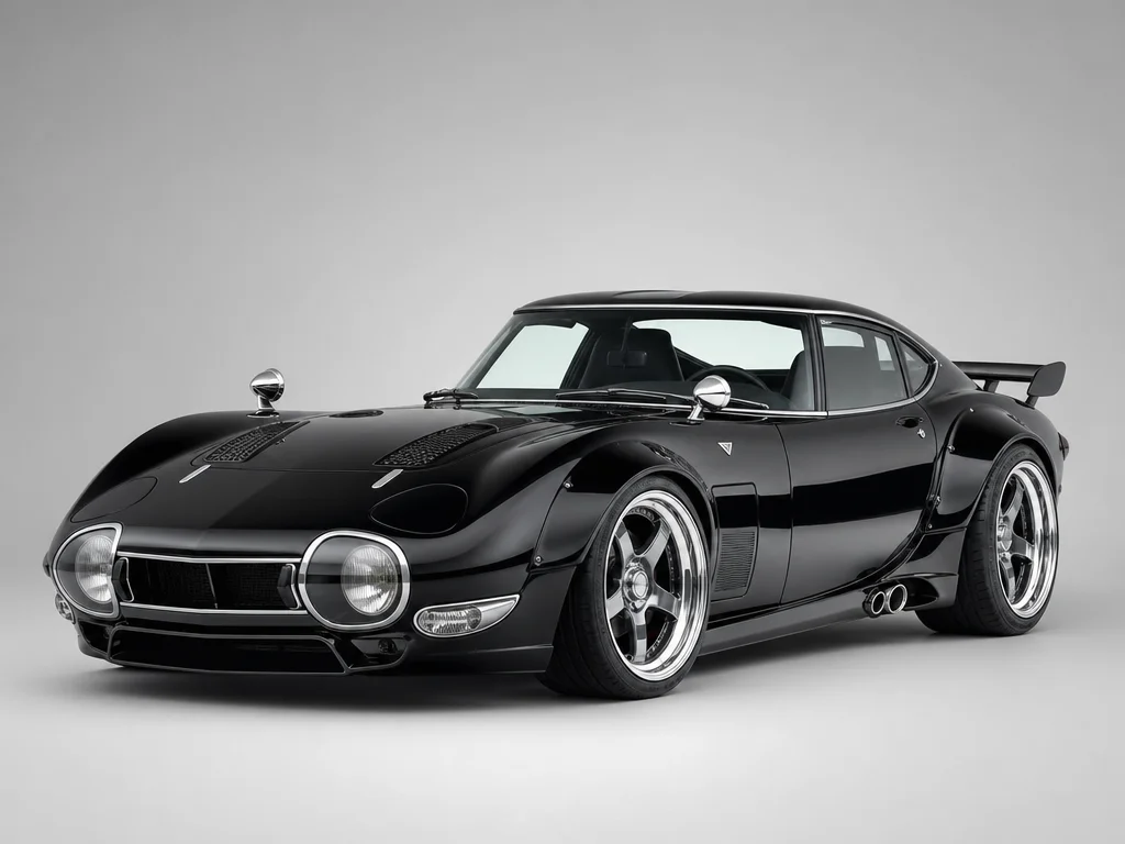 Mô hình xe đua huyền thoại Toyota 2000GT 1967-1970 in 3D 1
