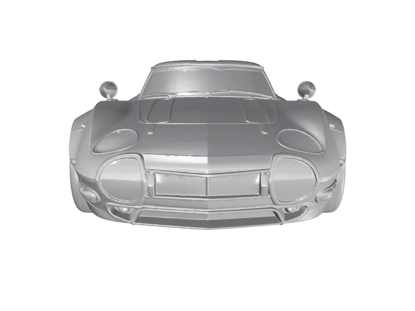 Mô hình xe đua huyền thoại Toyota 2000GT 1967-1970 in 3D - Image 2