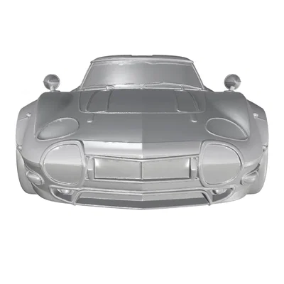 Mô hình xe đua huyền thoại Toyota 2000GT 1967-1970 in 3D