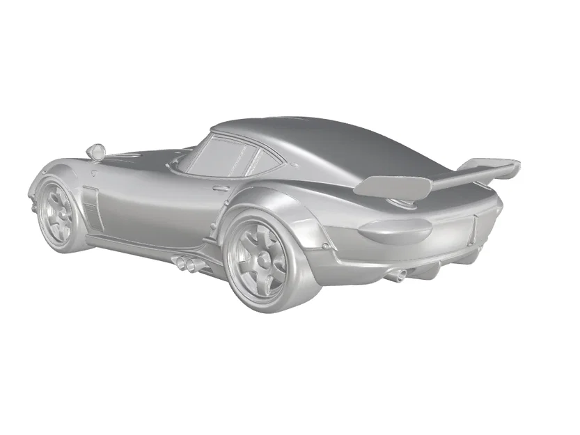 Mô hình xe đua huyền thoại Toyota 2000GT 1967-1970 in 3D - Image 4