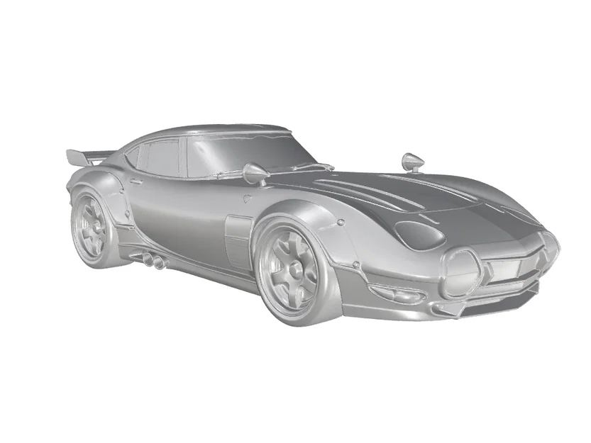Mô hình xe đua huyền thoại Toyota 2000GT 1967-1970 in 3D - Image 5