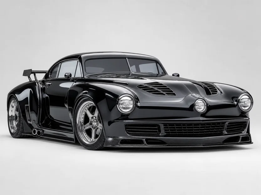 Mô hình xe đua Tucker 48 Torpedo 1948 in 3D độc đáo - Image 1