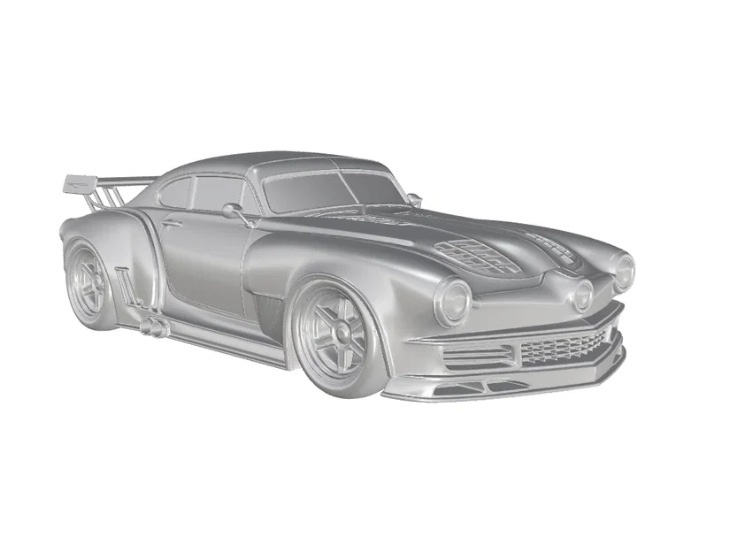 Mô hình xe đua Tucker 48 Torpedo 1948 in 3D độc đáo - Image 4