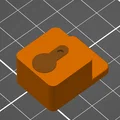 Móc treo áo khoác 3D tối giản - Thiết kế có khe bắt vít chắc chắn - Thumbnail 3