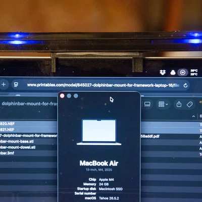 Ngàm gắn Dolphinbar cho MacBook Air M2 - M5