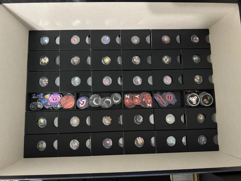 Bộ organizer Twilight Imperium 4e + PoK + TE cho bài có bọc sleeve (Không cộm nắp) - Image 16