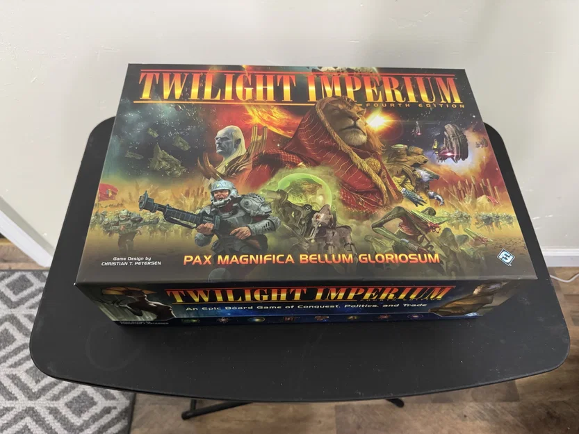 Bộ organizer Twilight Imperium 4e + PoK + TE cho bài có bọc sleeve (Không cộm nắp) - Image 23