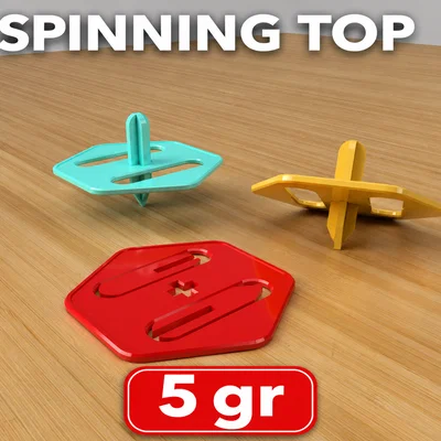 Con quay Spinning top in liền khối (Print in place)