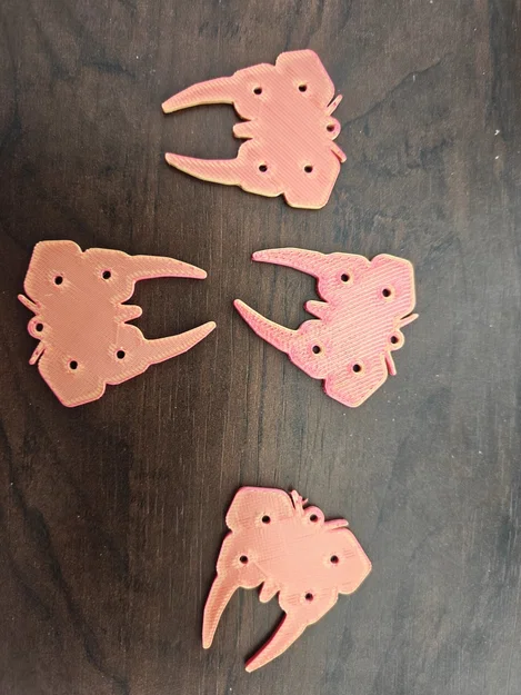 Khuyên tai hình bướm đêm Luna — Mẫu charm silhouette phẳng - Image 1