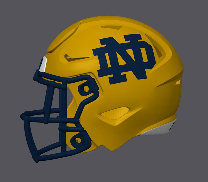 Mũ bảo hiểm bóng bầu dục Notre Dame - Image 2