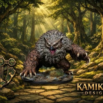 Mô hình Owlbear 2 cho game RPG