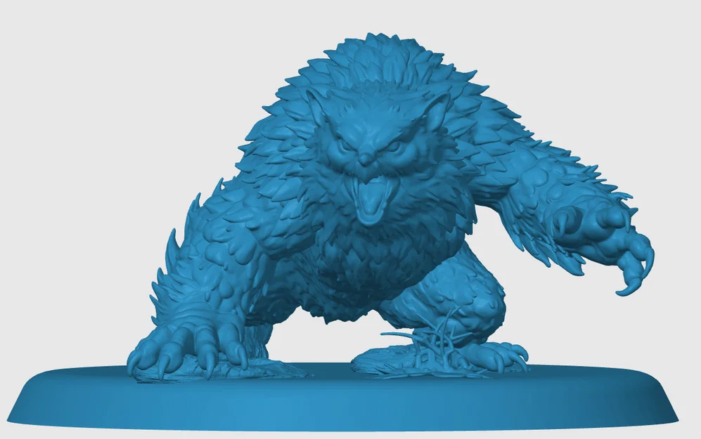 Mô hình Owlbear 2 cho game RPG - Image 4