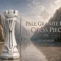 Quân xe (Rook) thuộc bộ cờ Pale Granite Line - Thumbnail 1