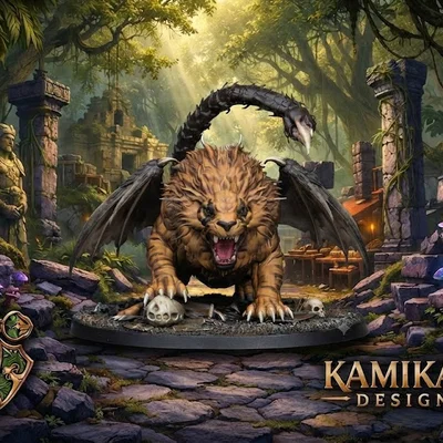 Mô hình Manticore cho game RPG