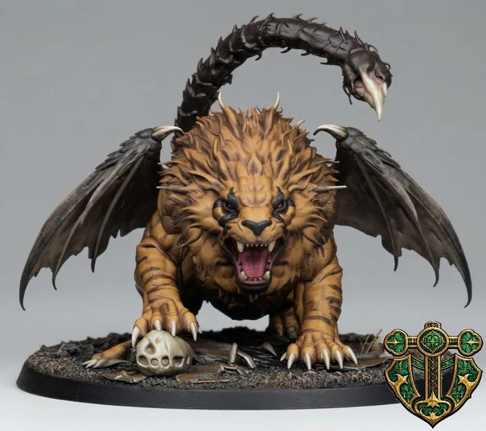 Mô hình Manticore cho game RPG - Image 2