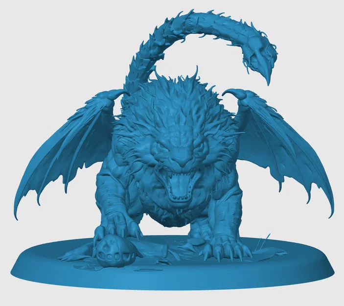 Mô hình Manticore cho game RPG - Image 3