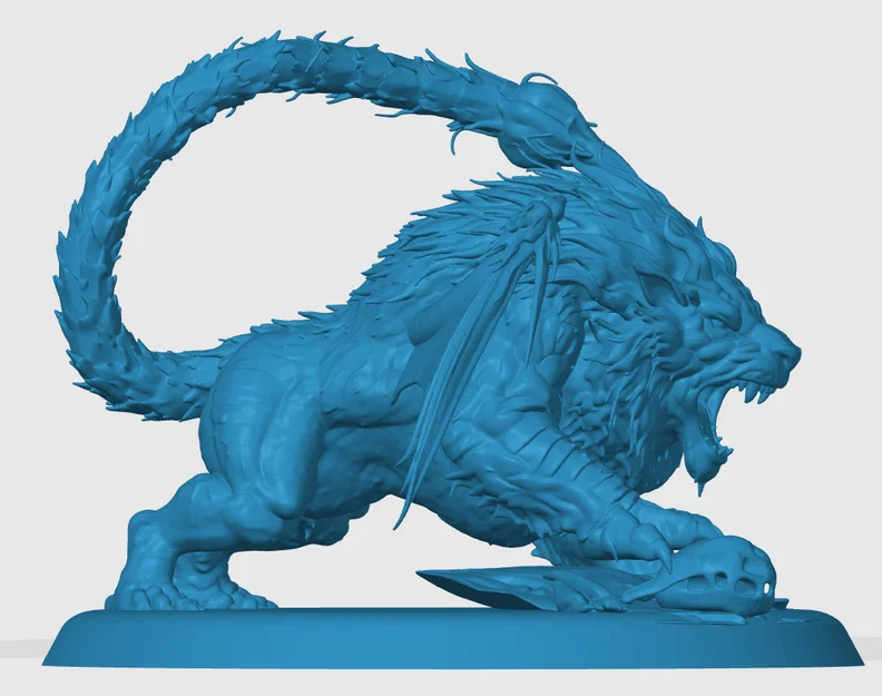 Mô hình Manticore cho game RPG - Image 4