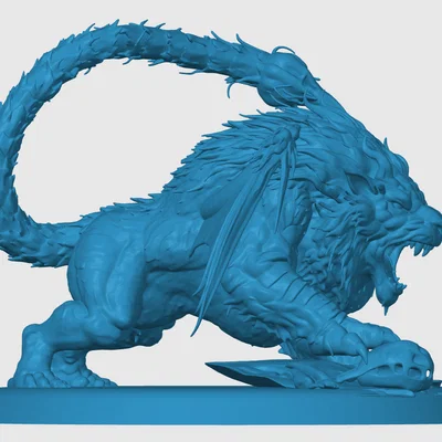 Mô hình Manticore cho game RPG