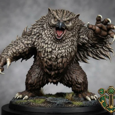 Mô hình Owlbear cho game nhập vai