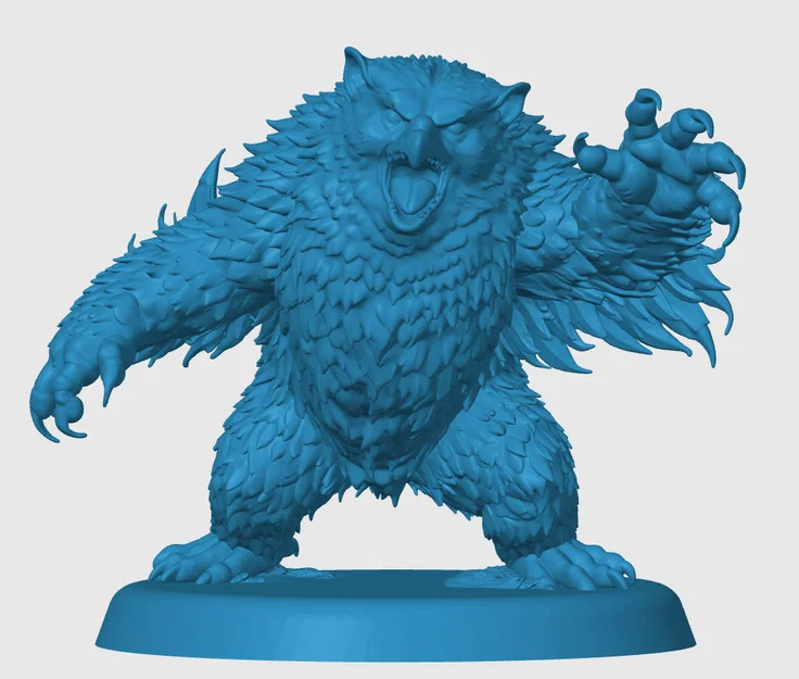 Mô hình Owlbear cho game nhập vai - Image 3
