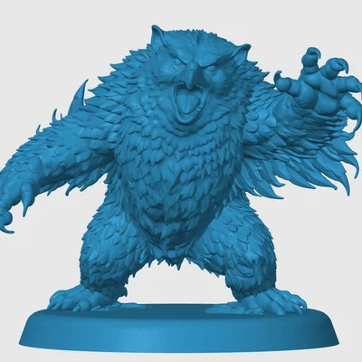 Mô hình Owlbear cho game nhập vai