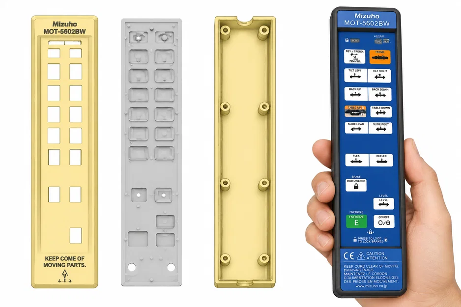 Vỏ Thay Thế Cho Bộ Điều Khiển Cầm Tay Mizuho MOT-5602BW - Image 3