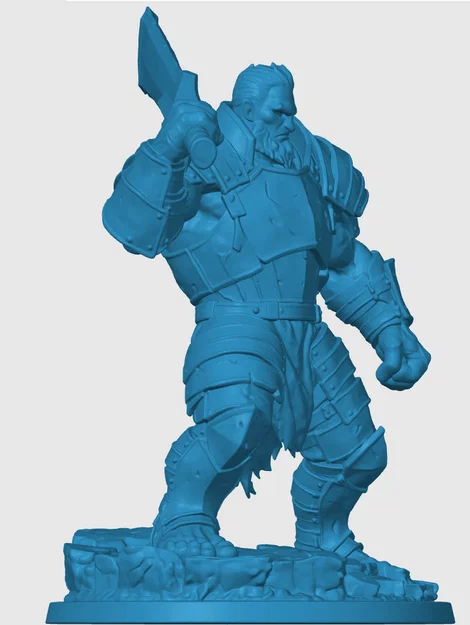 Mô hình Fire Giant cho game nhập vai - Image 3