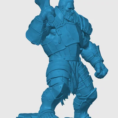 Mô hình Fire Giant cho game nhập vai