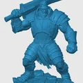 Mô hình Fire Giant cho game nhập vai - Thumbnail 4