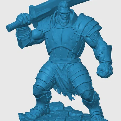 Mô hình Fire Giant cho game nhập vai