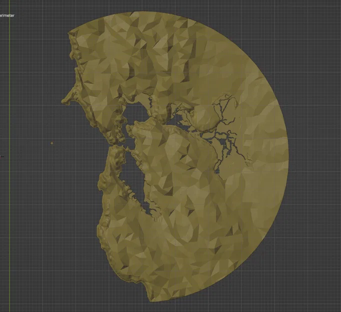 Mô hình 3D bản đồ vùng vịnh San Francisco phong cách Low Poly - Image 1