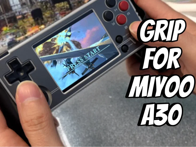 Tay cầm Ergonomic cho Miyoo A30 - Trải nghiệm Retro Gaming tuyệt đỉnh - Image 1