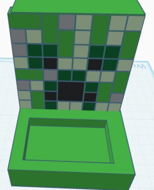 Khay đựng chìa khóa hình Creeper Minecraft cực chất - In 3D dễ dàng - Image 1