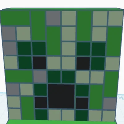 Khay đựng chìa khóa hình Creeper Minecraft cực chất - In 3D dễ dàng