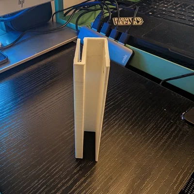 Kẹp giữ USB Hub gắn xe đẩy IKEA gọn gàng