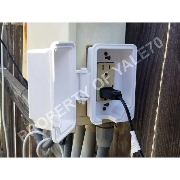 Ốp che ổ cắm ngoài trời GFCI - Image 2