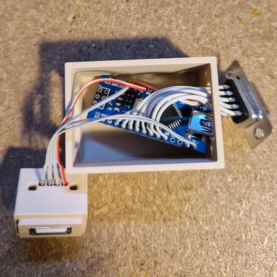Hộp Đựng Bộ Chuyển Đổi Chuột Amiga Dùng Arduino Nano