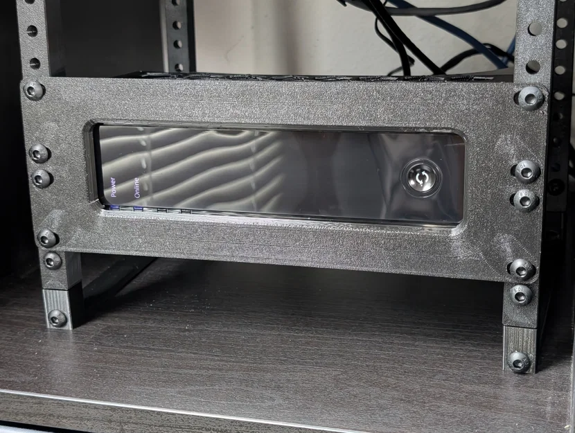 Khung Rackmount 2U cho Modem ISP Spectrum (Cửa sổ lớn) - Image 1