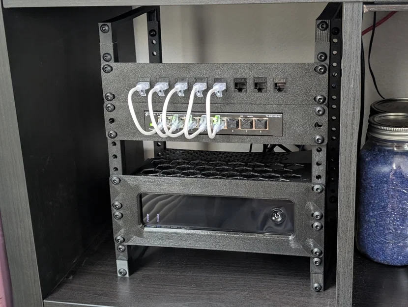 Khung Rackmount 2U cho Modem ISP Spectrum (Cửa sổ lớn) - Image 2