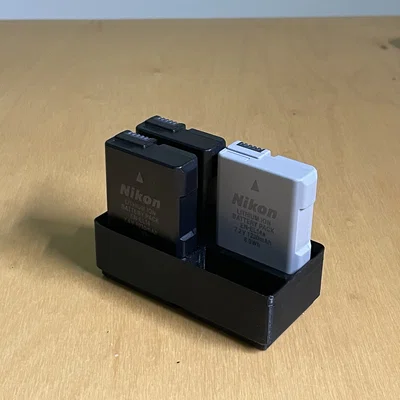Khay 3D đựng pin Nikon EN-EL14 chuẩn Gridfinity tiện lợi