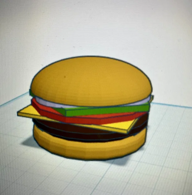 Mô hình Burger 3D độc đáo dành cho những trò đùa tinh nghịch - Image 1