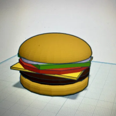 Mô hình Burger 3D độc đáo dành cho những trò đùa tinh nghịch