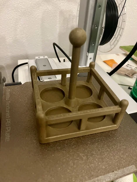 Khay đựng ly rượu 3D (Schnapsgläser Halterung) tiện lợi, sang trọng - Image 2