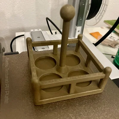 Khay đựng ly rượu 3D (Schnapsgläser Halterung) tiện lợi, sang trọng