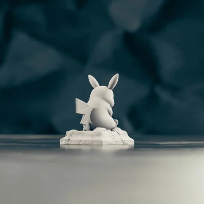 Tượng Pikachu Trầm Ngâm