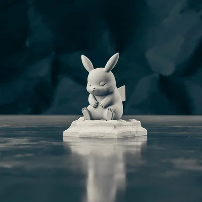 Tượng Pikachu Trầm Ngâm