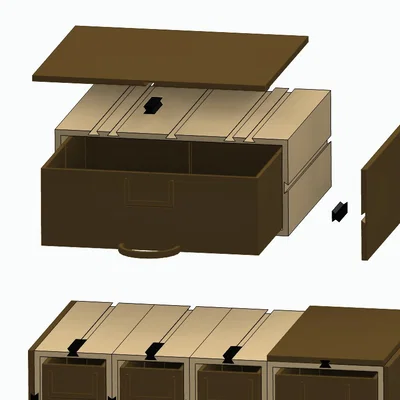 Modular Workshop Organizer - Hệ Thống Hộp Lưu Trữ Module Cho Workshop