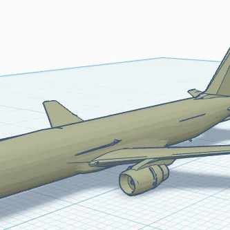 Mô hình in 3D máy bay tiếp dầu KC-46 Pegasus - Thiết kế chi tiết